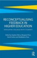 Reconceptualising Feedback in Higher Education -- Bok 9780415692359