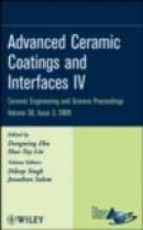 Advanced Ceramic Coatings and Interfaces IV (Ceramic Engineering and Science Proceedings) -- Bok 9780470584279