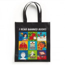 I Read Banned Books Reusable Shopping Bag -- Bok 9780735382428
