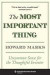 The Most Important Thing Illuminated -- Bok 9780231162845