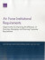 Air Force Institutional Requirements -- Bok 9780833095930
