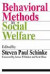 Behavioral Methods in Social Welfare -- Bok 9780202362144