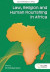 Law, Religion And Human Flourishing In Africa -- Bok 9781928314585