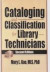 Cataloging and Classification for Library Technicians, Second Edition -- Bok 9780789010629