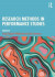 Research Methods in Performance Studies -- Bok 9781351044776