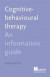 Cognitive Behaviour Therapy -- Bok 9781770522947