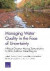 Managing Water Quality in the Face of Uncertainty -- Bok 9780833090669