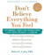 Don't Believe Everything You Feel -- Bok 9781684034802