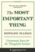 The Most Important Thing -- Bok 9780231153683