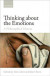 Thinking about the Emotions -- Bok 9780191079443