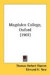 Magdalen College, Oxford (1907) -- Bok 9781437056761