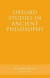 Oxford Studies in Ancient Philosophy Volume 37 -- Bok 9780199575565