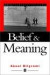 Belief and Meaning -- Bok 9780631196778