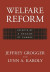 Welfare Reform -- Bok 9780674037960