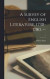 A Survey of English Literature, 1730-1780. --; 1 -- Bok 9781013537707
