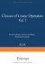 Classes of Linear Operators Vol. I -- Bok 9783034875110