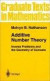 Additive Number Theory: Inverse Problems and the Geometry of Sumsets -- Bok 9780387946559