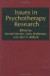 Issues in Psychotherapy Research -- Bok 9780306414015