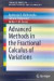 Advanced Methods in the Fractional Calculus of Variations -- Bok 9783319147550