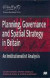 Planning, Governance and Spatial Strategy in Britain -- Bok 9780333773178