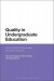 Quality in Undergraduate Education -- Bok 9781474214513