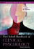 The Oxford Handbook of Clinical Psychology -- Bok 9780199328710