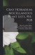Gray Herbarium Miscellaneous Plant Lists, 1911-1928 -- Bok 9781013654145