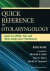 Quick Reference for Otolaryngology -- Bok 9780826196071