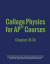 College Physics for AP(R) Courses -- Bok 9781680920772