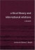 Critical Theory and International Relations -- Bok 9780415954198