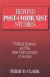 Beyond Post-communist Studies -- Bok 9780765609816