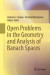 Open Problems in the Geometry and Analysis of Banach Spaces -- Bok 9783319335711