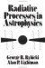 Radiative Processes in Astrophysics -- Bok 9780471827597