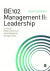 BE102 Management II: Leadership -- Bok 9781529609592