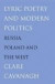 Lyric Poetry and Modern Politics -- Bok 9780300152968