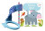 Vilda djur (att hänga på barnvagnen) -- Bok 9789180382205