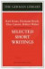 Selected Short Writings -- Bok 9780826418012