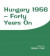 Hungary 1956 -- Bok 9781135218058