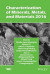 Characterization of Minerals, Metals, and Materials 2016 -- Bok 9781119264392
