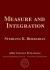 Measure and Integration -- Bok 9780821853283