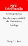 NJW-Schriftenreihe (Schriftenreihe der Neuen Juristischen Wochenschrift), H.1, Vereinbarungen anläßlich der Ehescheidung