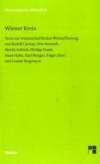 Wiener Kreis: Texte zur wissenschaftlichen Weltauffassung von Rudolf Carnap, Otto Neurath, Moritz Schlick, Philipp Frank, Hans Hahn, Karl Menger, Edgar Zilsel und Gustav Bergmann