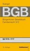 Bürgerliches Gesetzbuch mit Einführungsgesetz und Nebengesetzen (BGB): Band 19/2, Familienrecht 3/2: §§ 1616-1717 (Bürgerliches Gesetzbuch mit Einführungsgesetz und Nebengesetzen (BGB) / 13. Auflage)