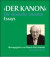 Der Kanon. Die deutsche Literatur. 5 Bde. Essays