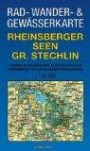Rheinsberger Seen, Großer Stechlin 1 : 35 000 Rad-, Wander- und Gewässerkarte: Mit Canow, Kleinzerlang, Flecken Zechlin, Rheinsberg, Dollgow, Menz, Neuglobsow