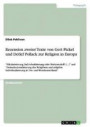 Rezension zweier Texte von Gert Pickel und Detlef Pollack zur Religion in Europa: "Säkularisierung, Individualisierung oder Marktmodell? [...]" und ... in Ost- und Westdeutschland