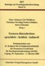 Grenzen überschreiten: sprachlich - fachlich - kulturell: Dokumentation zum 23. Kongress für Fremdsprachendidaktik der Deutschen Gesellschaft für ... ... Leipzig, 30. September - 3. Oktober 2009