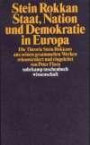 Staat, Nation und Demokratie in Europa (suhrkamp taschenbuch wissenschaft)