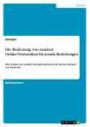 Die Bedeutung von sozialen Online-Netzwerken für soziale Beziehungen: Eine Analyse der sozialen Interaktionsformen im Internet anhand von Facebook