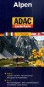 ADAC LänderKarte Alpen 1 : 750 000: Register: Legende, Citypläne, Alpenübergänge, Ortsregister mit Postleitzahlen. Karte: Sehenswürdigkeiten, Natur- und Nationalparks, landschaftlich schöne strecken